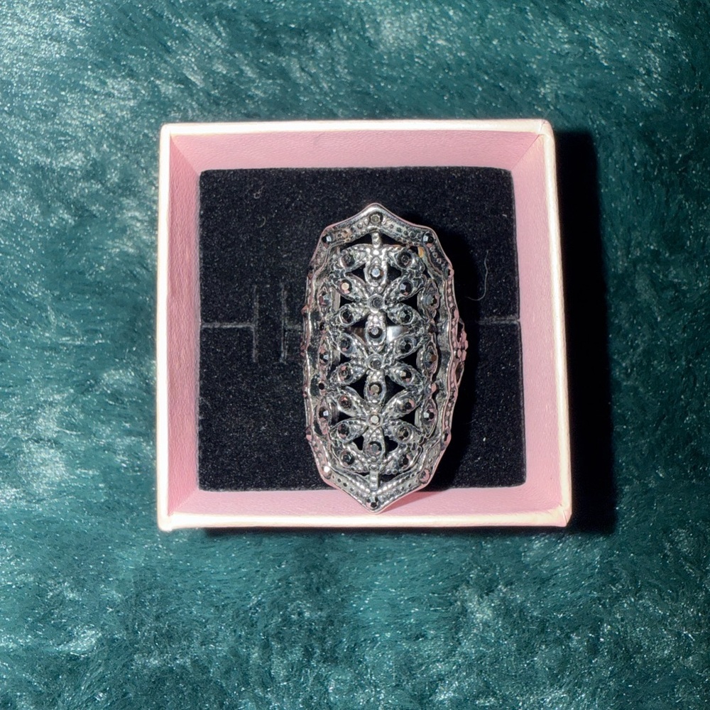 Plunder Intricate Silver Statement Ring
